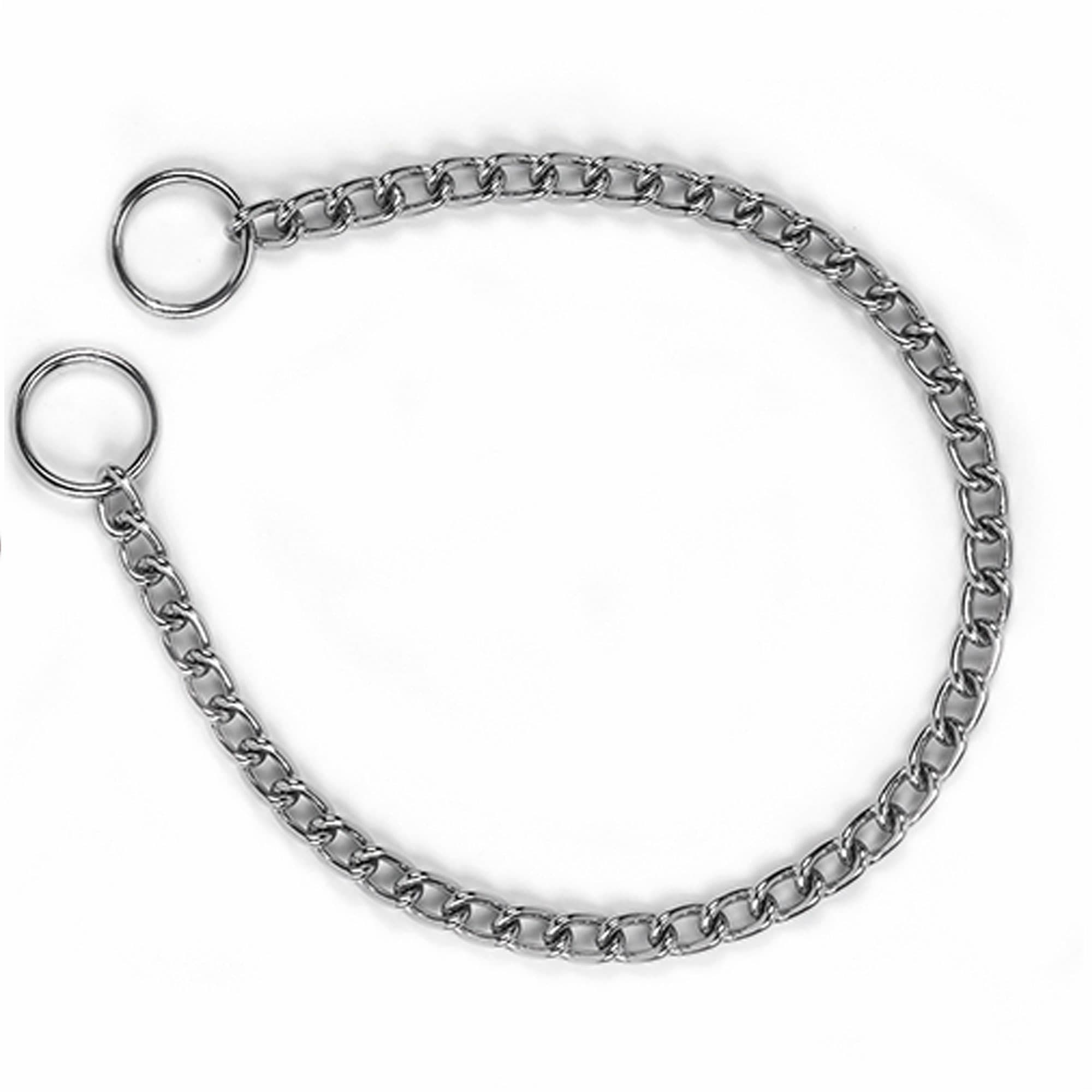 Kerbl Kvælerhalsbånd i Chrome-plated Metal-40 cm