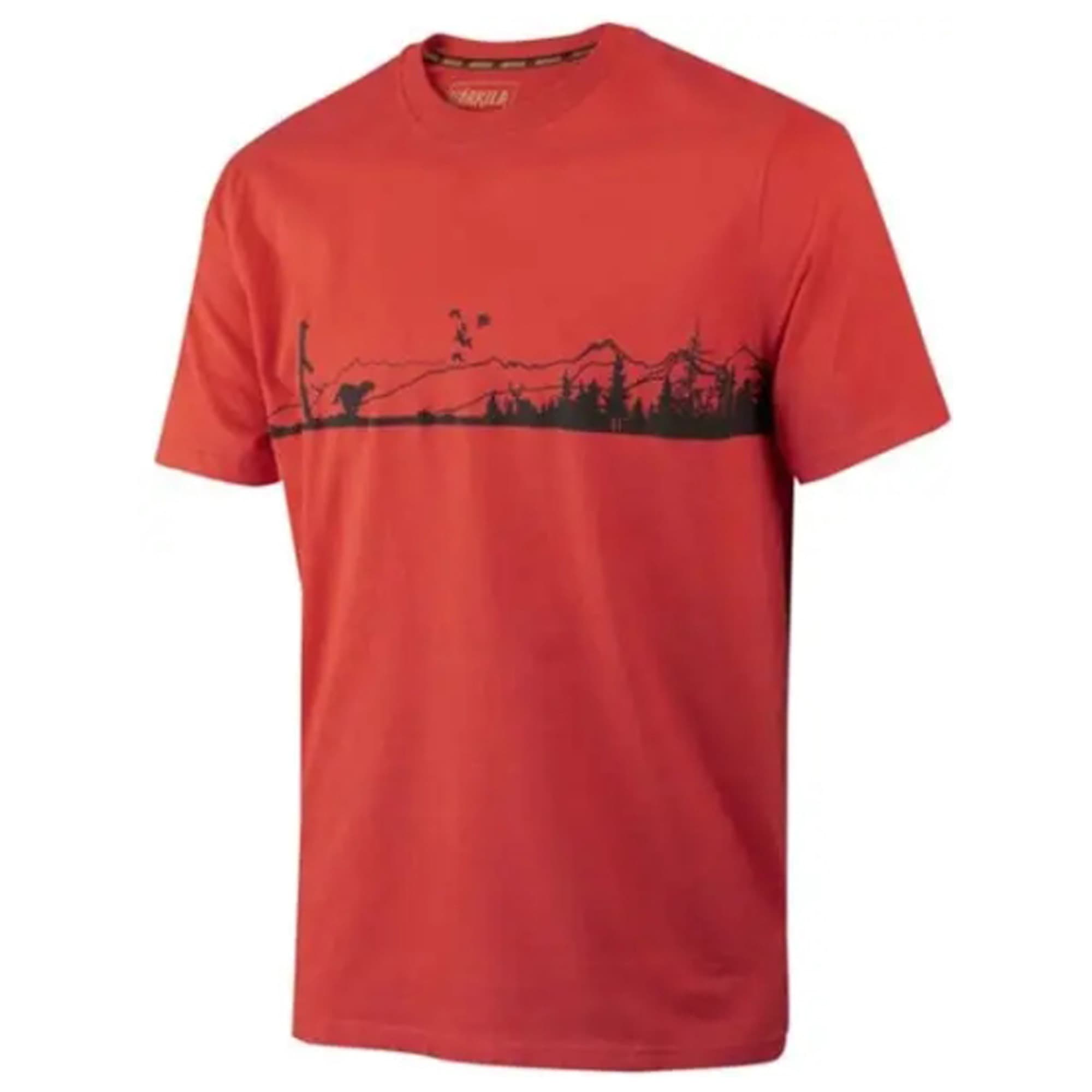 Härkila Odin Hunter & Dog T-shirt – Fiery Red -Small