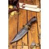 Ranger Knife With Core - Brown/Gold - Epic Armoury - 32cm - Live Rollespils Kniv