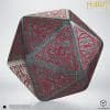Dice - 20 sidet (D20) Terning - The Hobbit TCG: Jumbo Dice Lunaris (Spindown) Q-Workshop