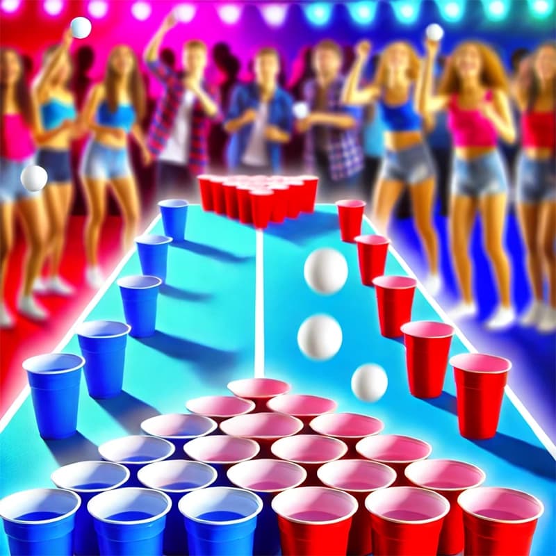 Beer Pong Set view 2