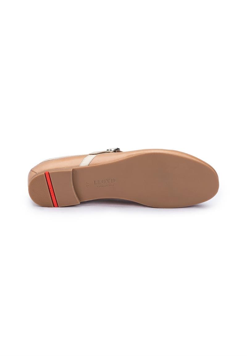 LLOYD 15-830-Dame Ballerina PRALINE/OAT MILK Str. 35 view 2