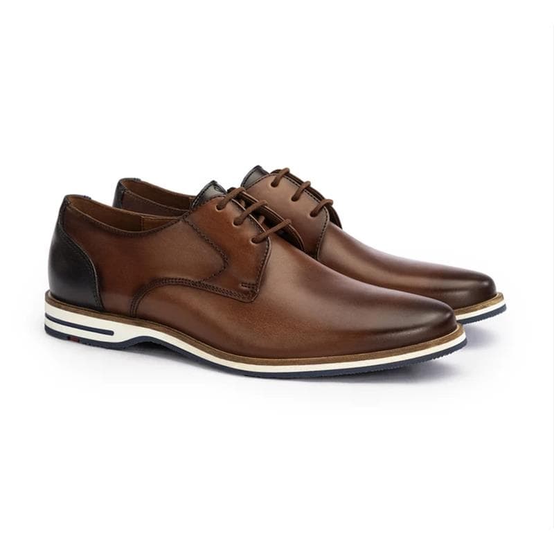 LLOYD ALTON Herre Sko DK.BROWN/NAVY Str. 45