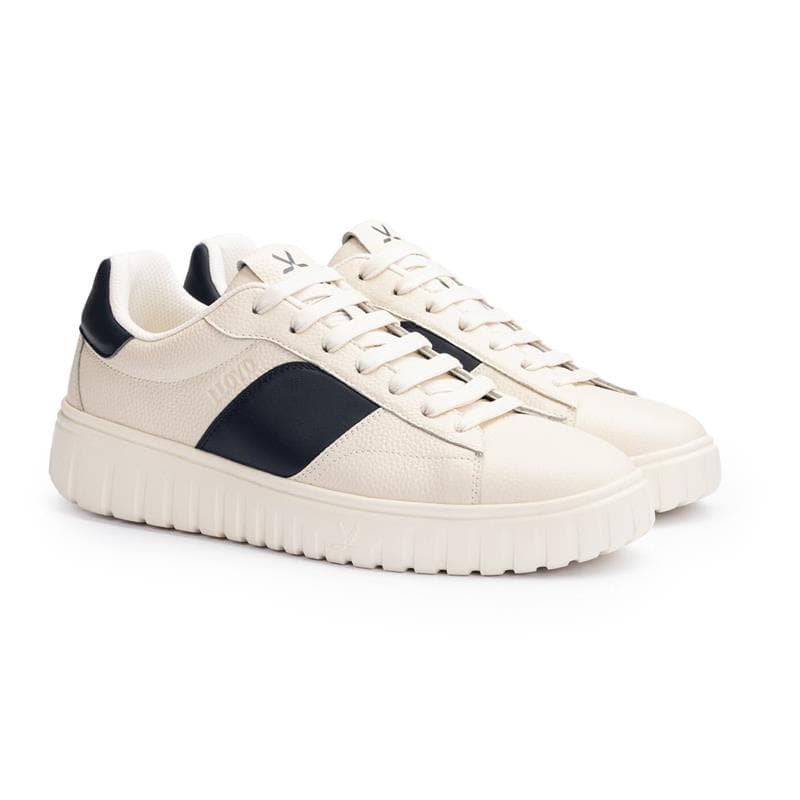 LLOYD TORO FLEX Herre Sneaker OFFWHITE/NAVY Str. 41