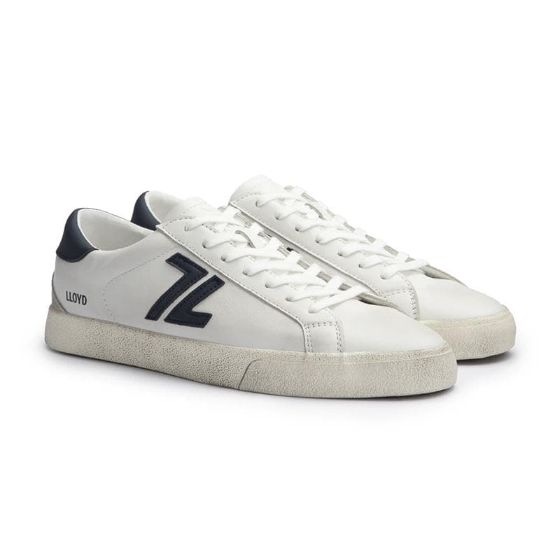 LLOYD VULCAN Herre Sneaker OFFWHITE/NAVY Str. 44