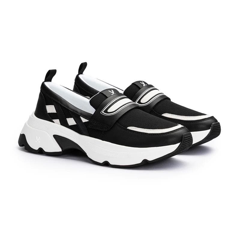 LLOYD TESSO FLEX Dame Sneaker BLACK/OFFWHITE Str. 37