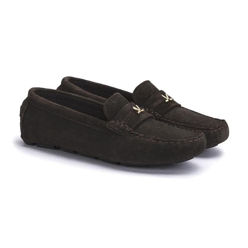 LLOYD ORION DRIVE Dame Slipper DK.BROWN Str. 37