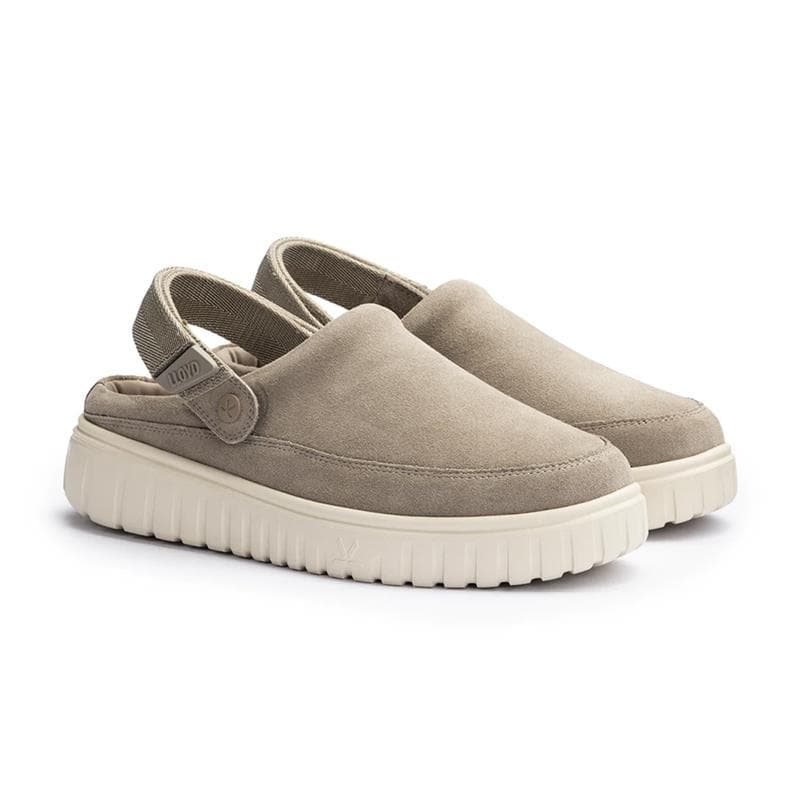 LLOYD TORO SNAP Dame Slipper LIGHT GREY Str. 42