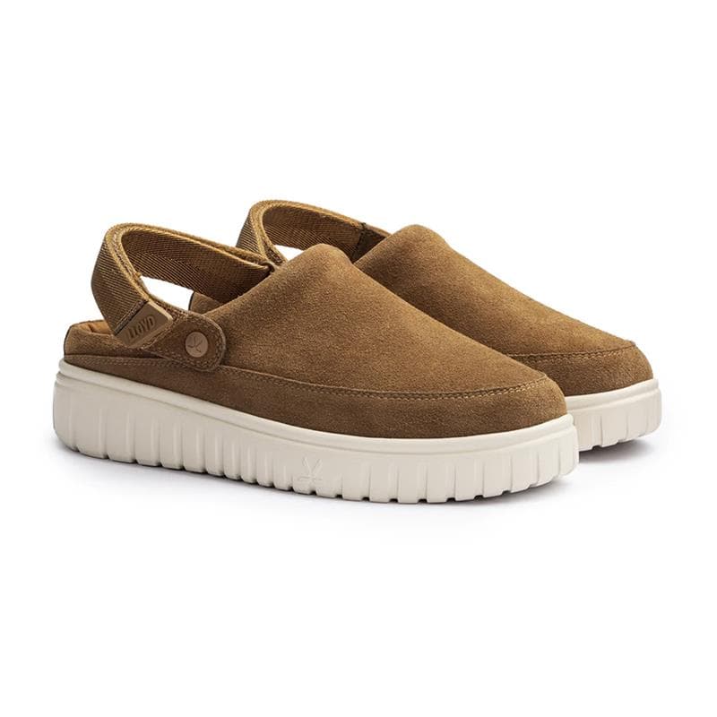 LLOYD TORO SNAP Dame Slipper CAMEL Str. 42