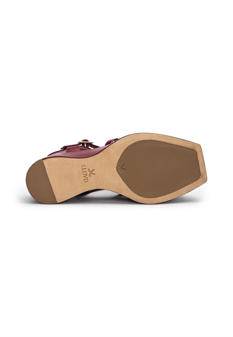 LLOYD VEGA FRAME Dame Sandal OXBLOOD Str. 39 view 2