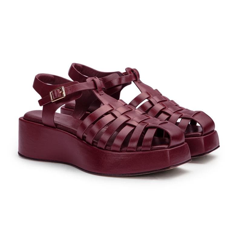 LLOYD VEGA FRAME Dame Sandal OXBLOOD Str. 39