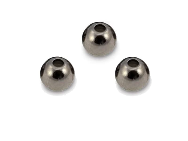 Fulling Mill Brass Beads - Black-3,2mm