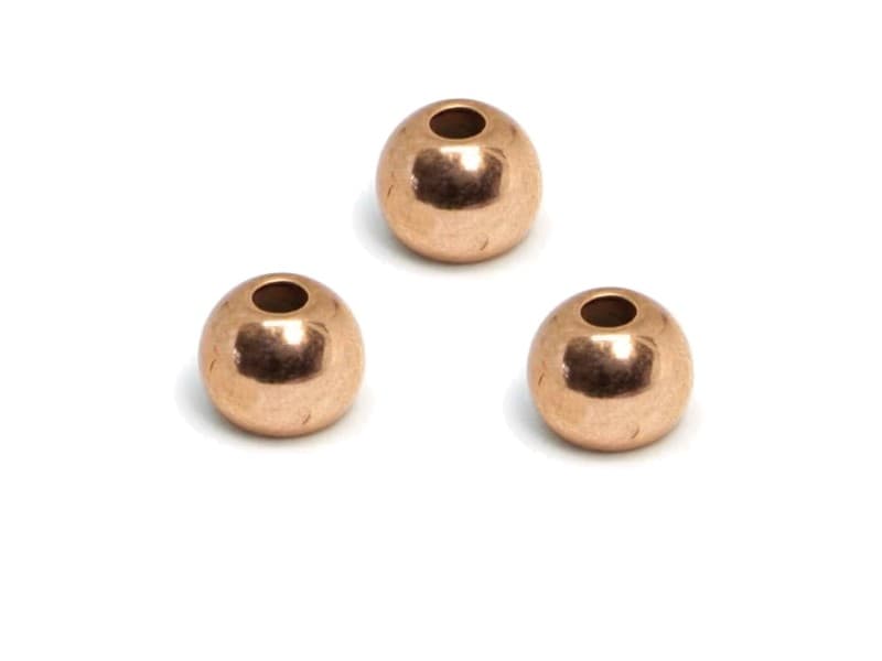 Fulling Mill Brass Beads - Copper-2,4mm