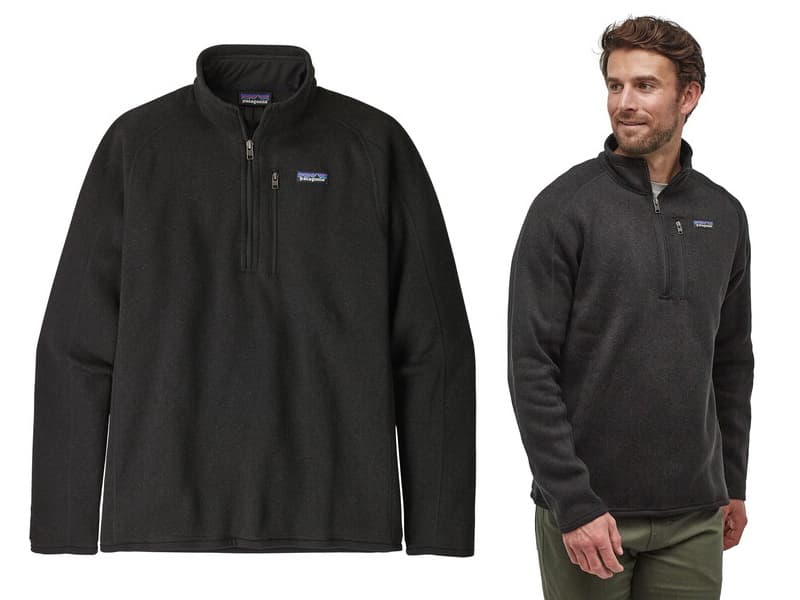 Patagonia Better Sweater 1/4 Zip-XXL-Black (BLK)