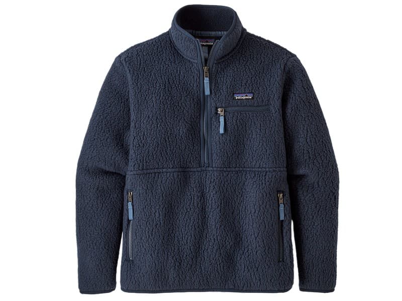 Patagonia Women's Retro Pile Fleece Marsupial-New Navy (NENA)-XXL