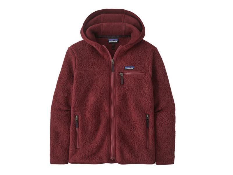 Patagonia Womens Retro Pile Hoody-Carmine Red (CRMD)-L