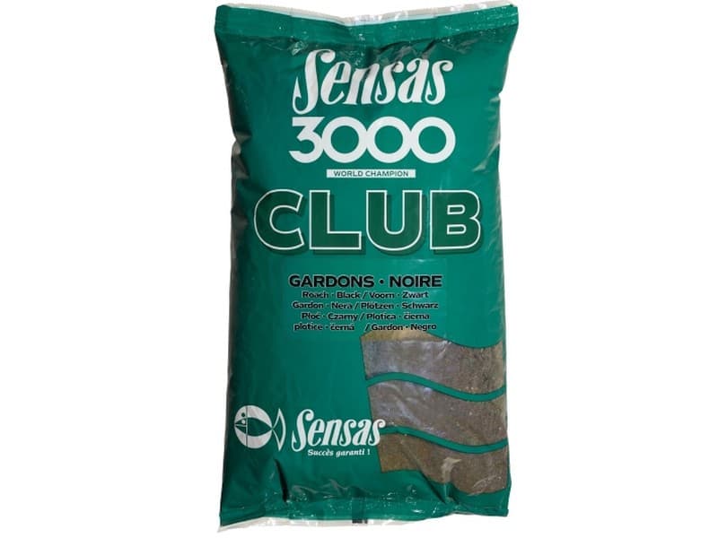 Sensas 3000 Club foderblanding-Skalle sort (Gardons)