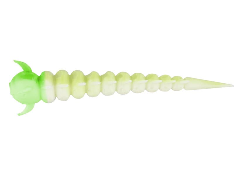Westin Greedy Worm-Garlic/Cheese-White/Chartreuse