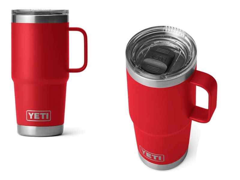YETI Rambler 20 Oz Travel Mug-Rescue Red