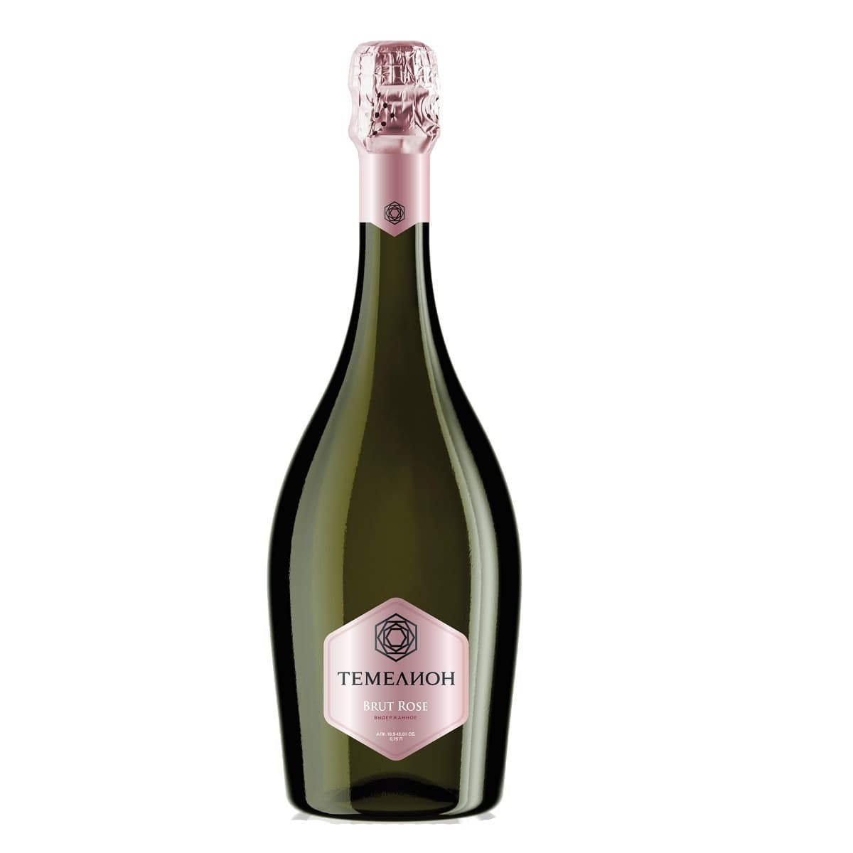 Temelion Brut Rose Russian champagne-0.75 L