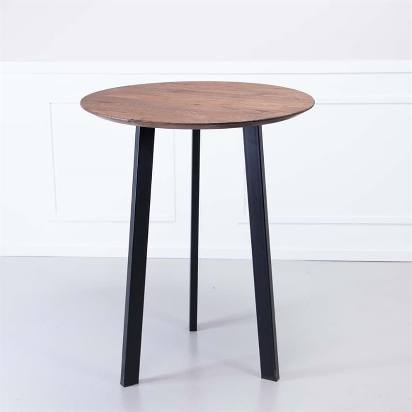 Wood by Nordic Miami rundt barbord - Smoked olie 15 cm x 3 cm x 15 cm | Møbelsalg.dk