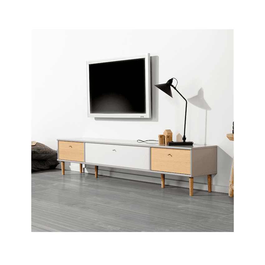 Mistral TV Bord - Egetræ 177 cm x 37 cm x 32.5 cm | Møbelsalg.dk
