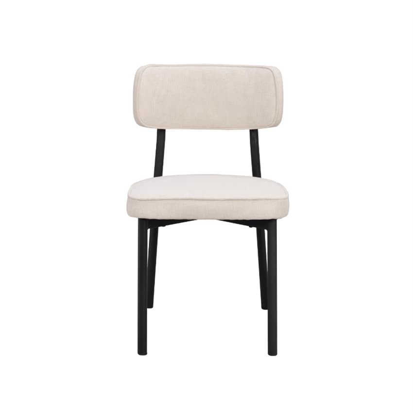 Rowico Home Paisely Spisebordsstol â" Beige m. Sort | Møbelsalg.dk