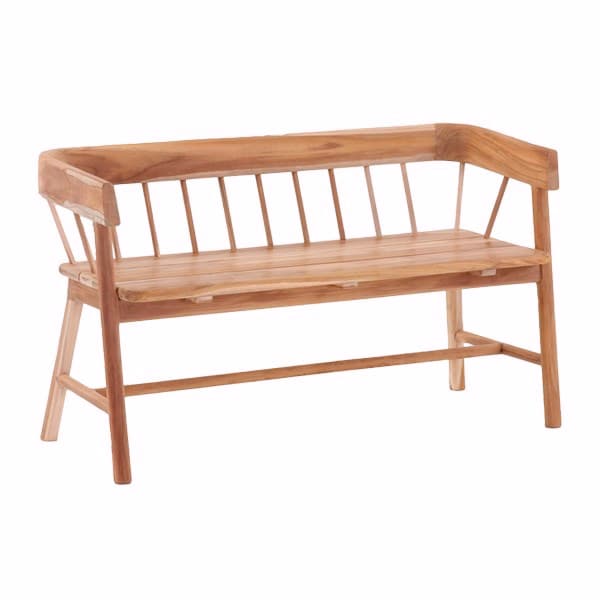Dacore Havebænk med tremmer ANDRIA 72X123X45 i Teak 123 cm x 72 cm x 45 cm | Møbelsalg.dk