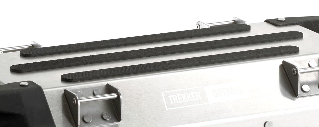 Givi TREKKER OUTBACK, gummi klæbemiddel , farve: sort