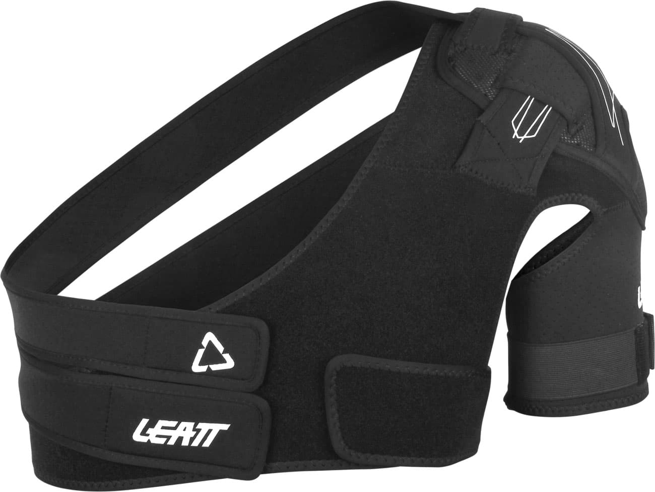 Leatt D9982, Skulder tandbøjle , farve: sort , størrelse: L/XL