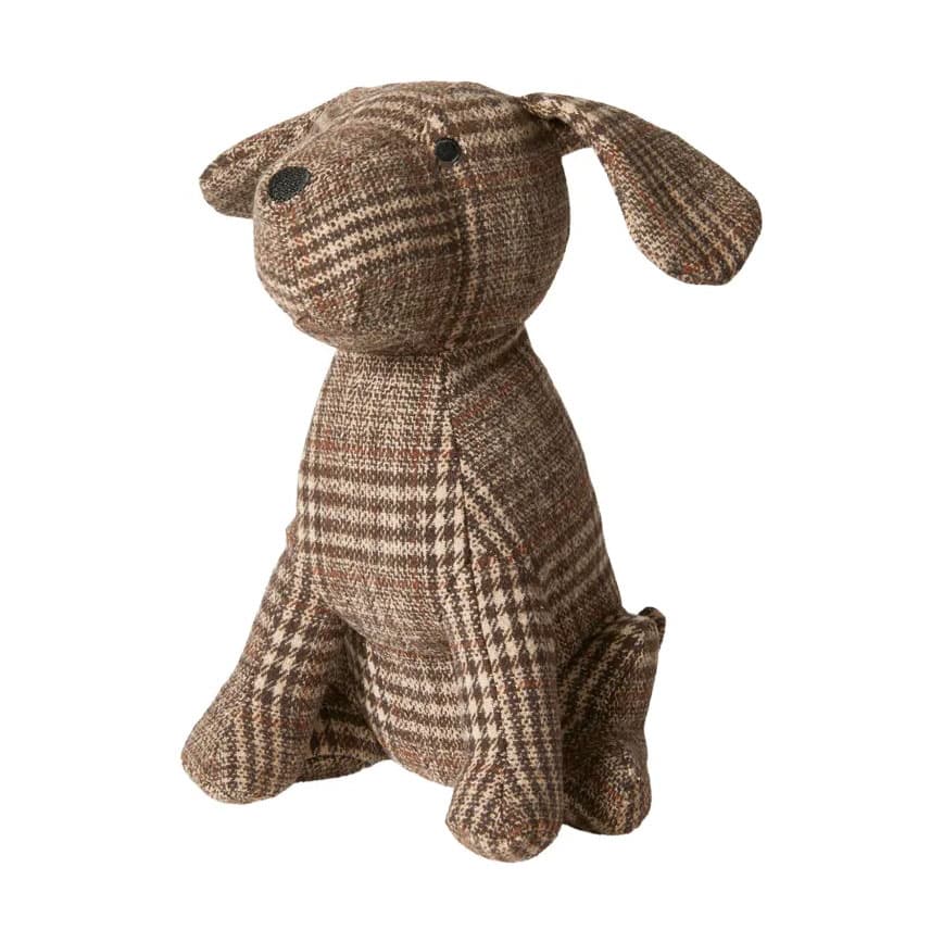 Dørstopper hund brun tern  H25cm  254206