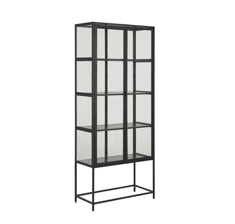 SEAFORD VITRINE SORT  H185CM