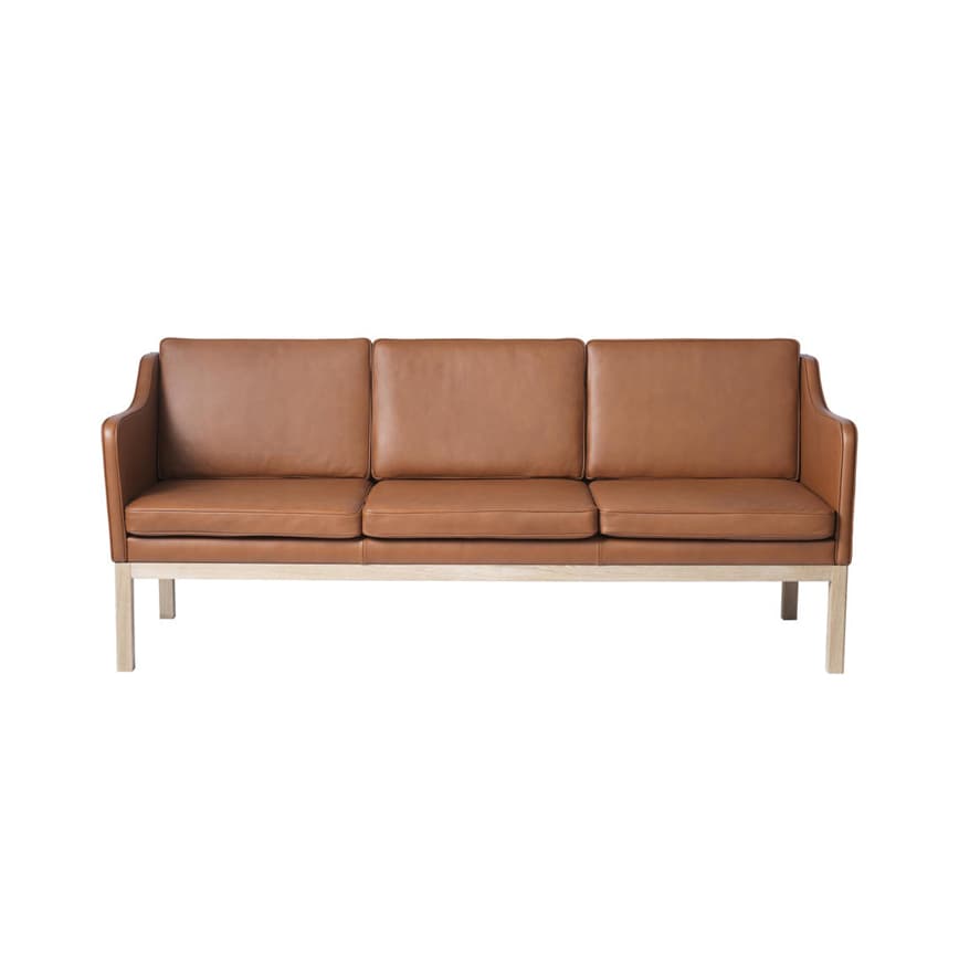 MK46 SOFA 3 PERS. COGNAC LÆDER