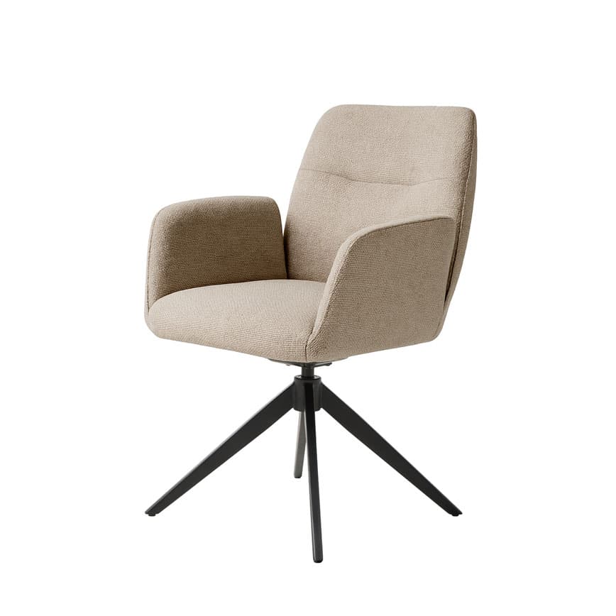 Roxana armstol   taupe stof   med tilt