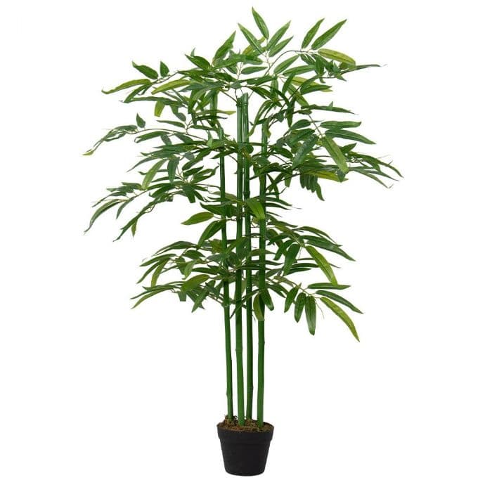Kunstig bambusplante 120 cm høj - Kunstig plante til boligen