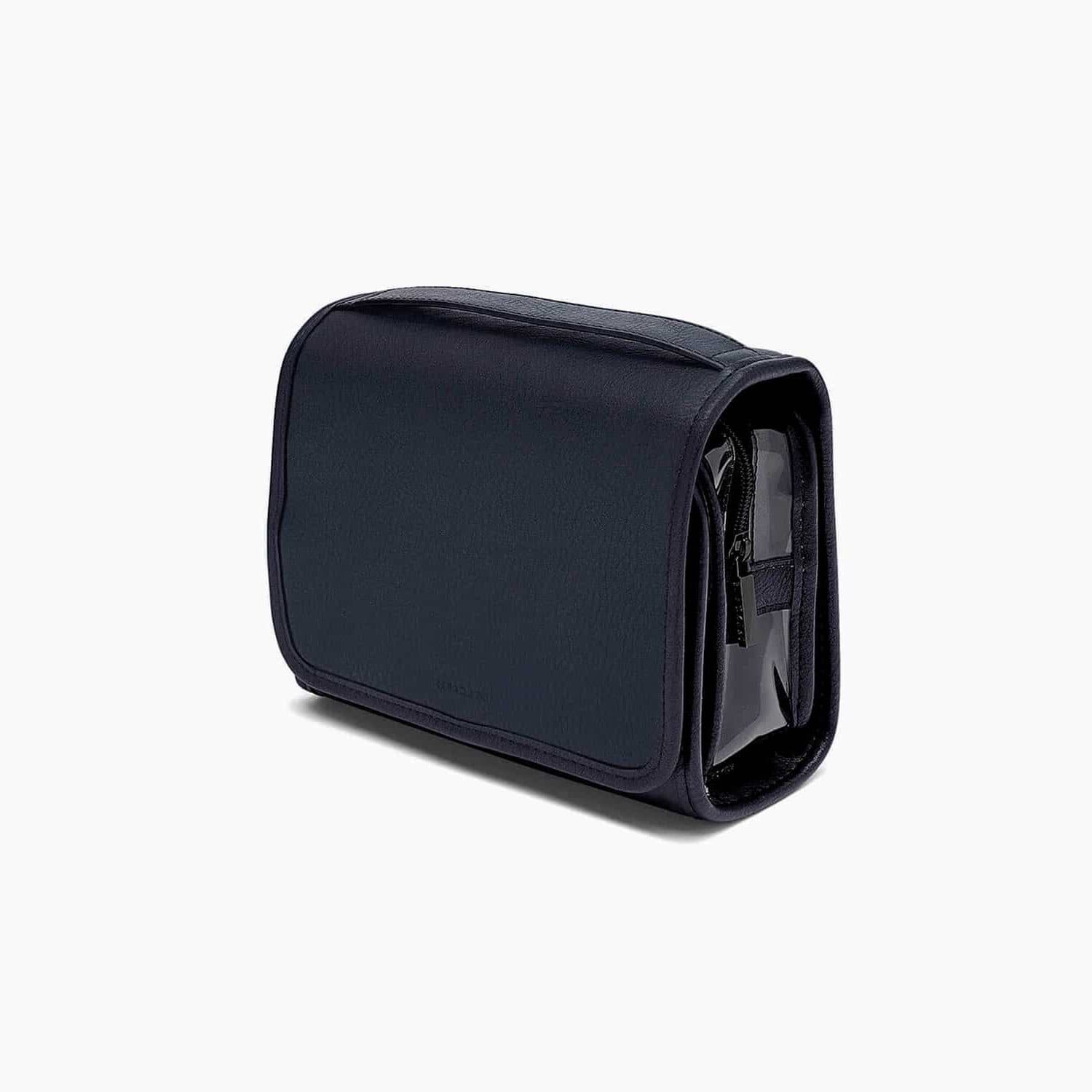 Toilettaske med krog (3 farver) Blå Rektangulær Faux læder 21cm x 8cm x 27cm - Blå - 21cm x 8cm x 27cm - Adriana