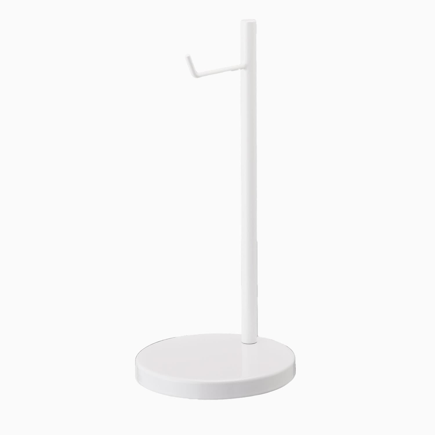 Yamazaki Holder til høretelefoner (2 farver) Hvid Rund Metal 13cm x 13cm x 28cm - Hvid - 13cm x 13cm x 28cm - Thora