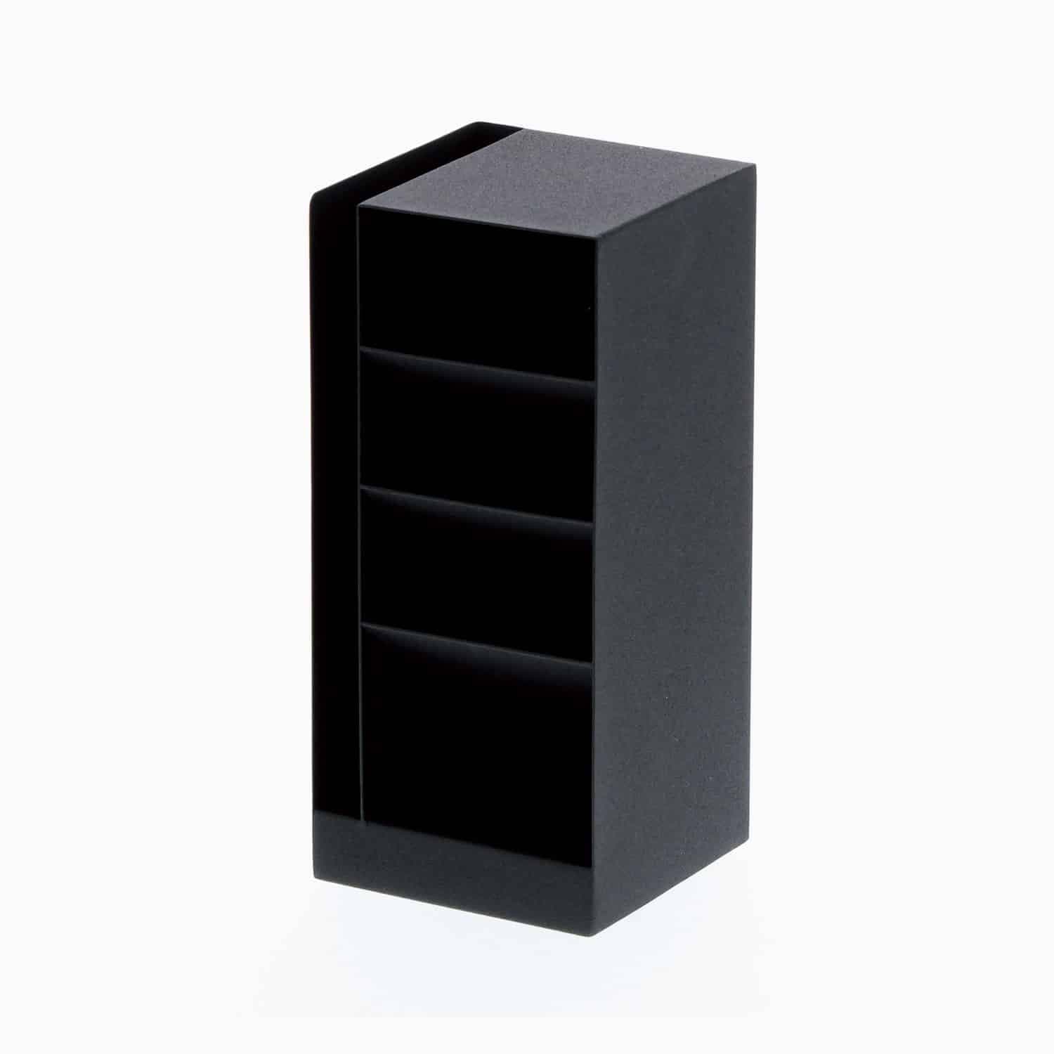 Yamazaki Holder til kuglepenne (2 farver) Sort Rektangulær Metal 9cm x 9cm x 20cm - Sort - 9cm x 9cm x 20cm - Thora