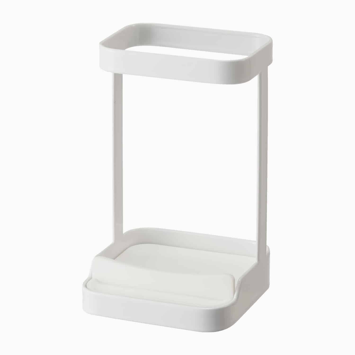 Yamazaki Hair styling organizer (2 farver) Hvid Kvadratisk Metal 10,5cm x 10,5cm x 16,5cm - Hvid - 10,5cm x 10,5cm x 16,5cm - Thora
