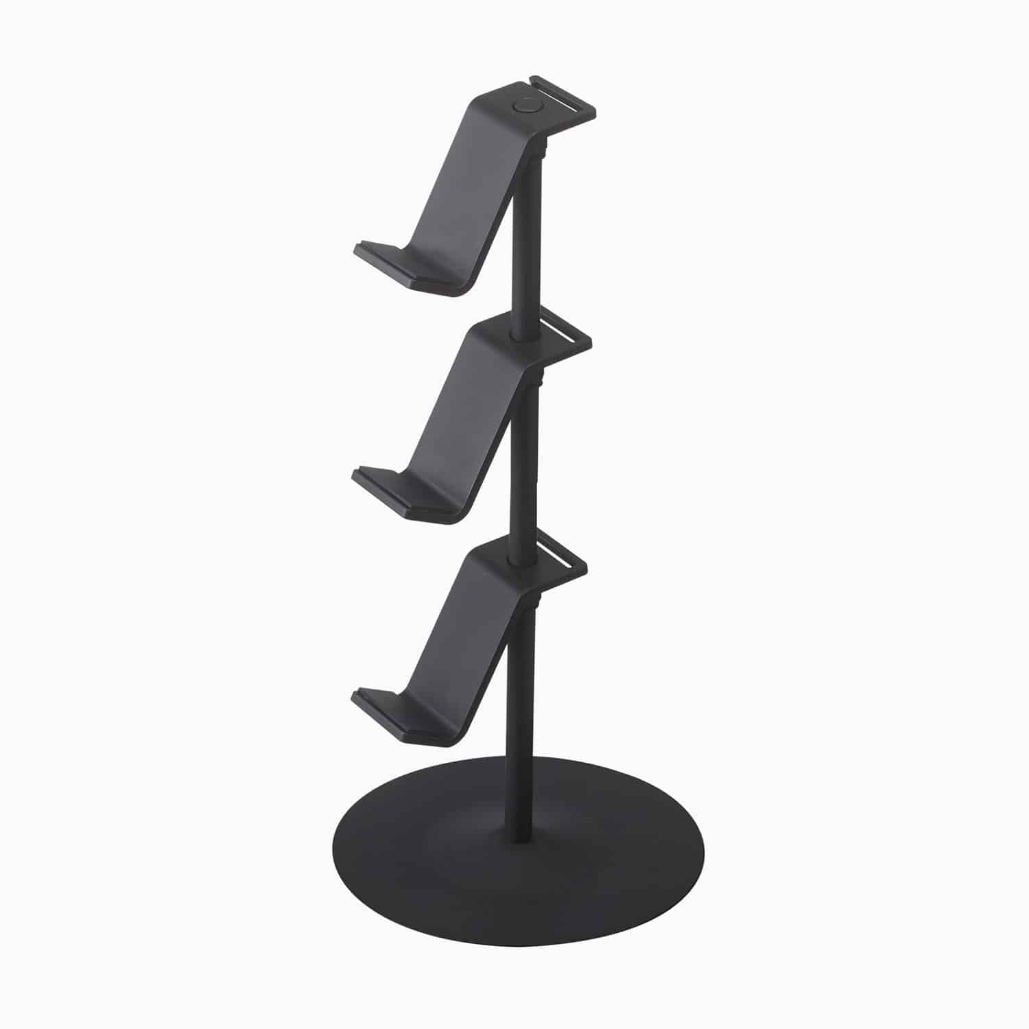 Yamazaki Controllerholder (2 farver) Sort Rund Metal 17cm x 17cm x 39cm - Sort - 17cm x 17cm x 39cm - Thora