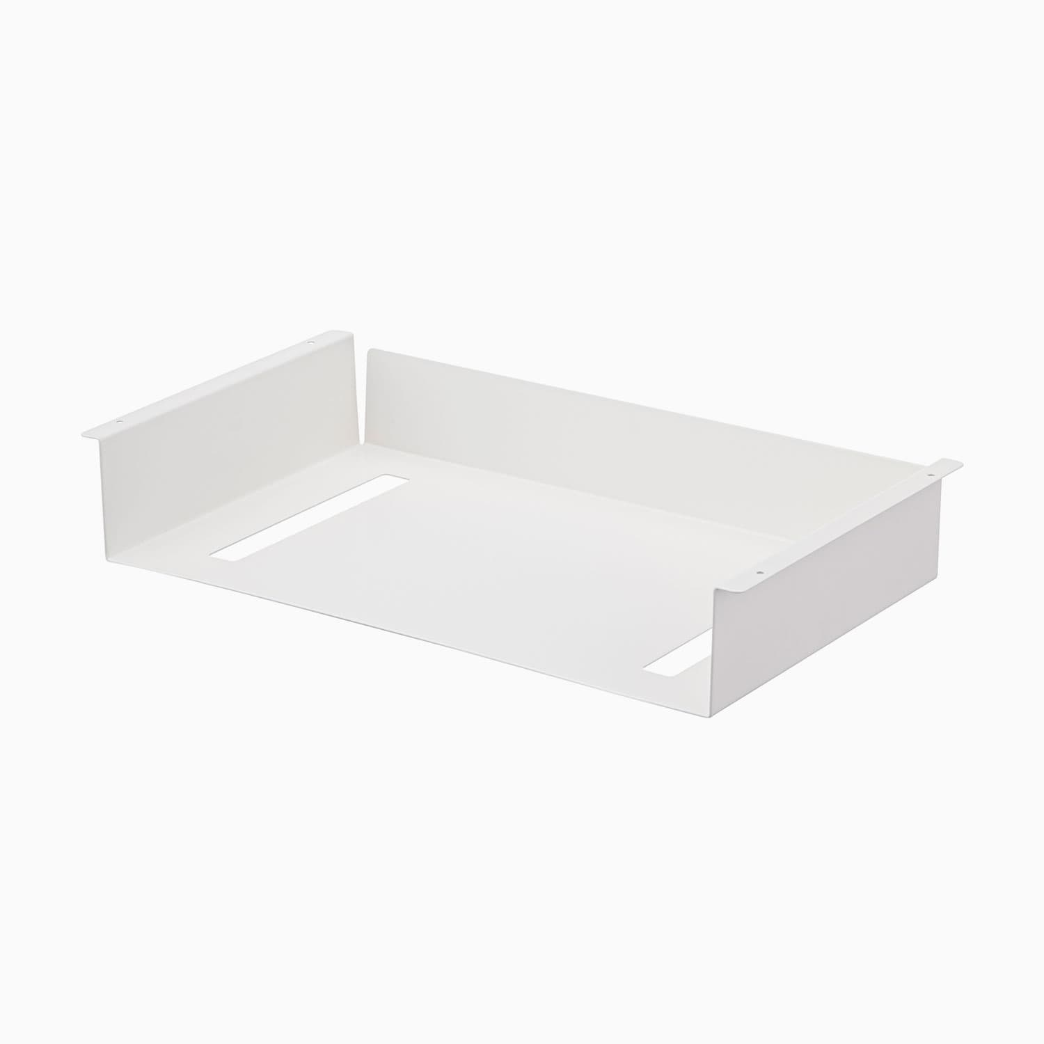 Yamazaki Hylde til montering under bord (2 farver) Hvid Rektangulær Metal 44cm x 24,5cm x 7cm - Hvid - 44cm x 24,5cm x 7cm - Thora