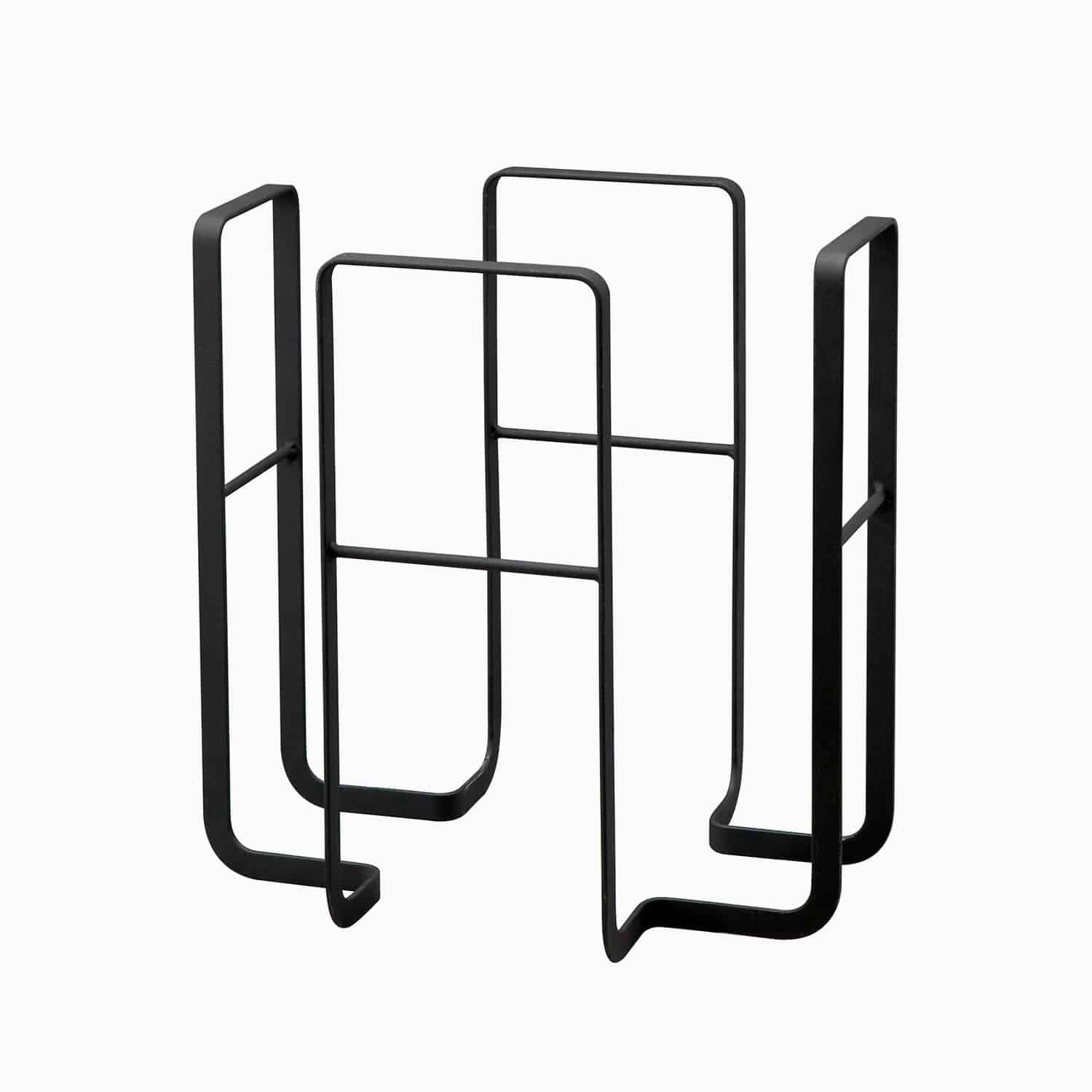 Yamazaki Avis- og magasinholder - Sort - 35cm x 27,5cm x 35cm - Thora