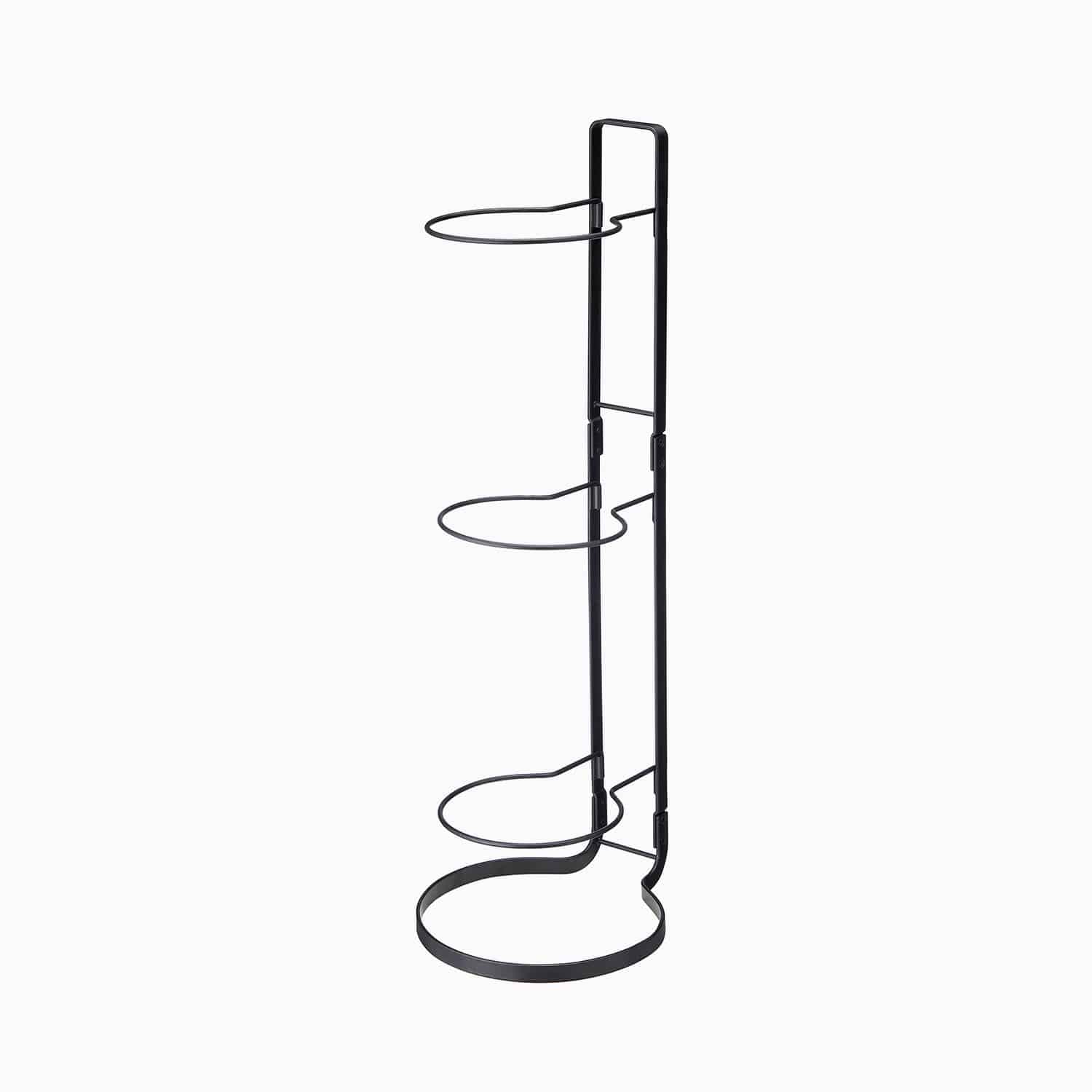 Yamazaki Holder til 3 bolde - Sort - 20,5cm x 25cm x 65cm - Thora
