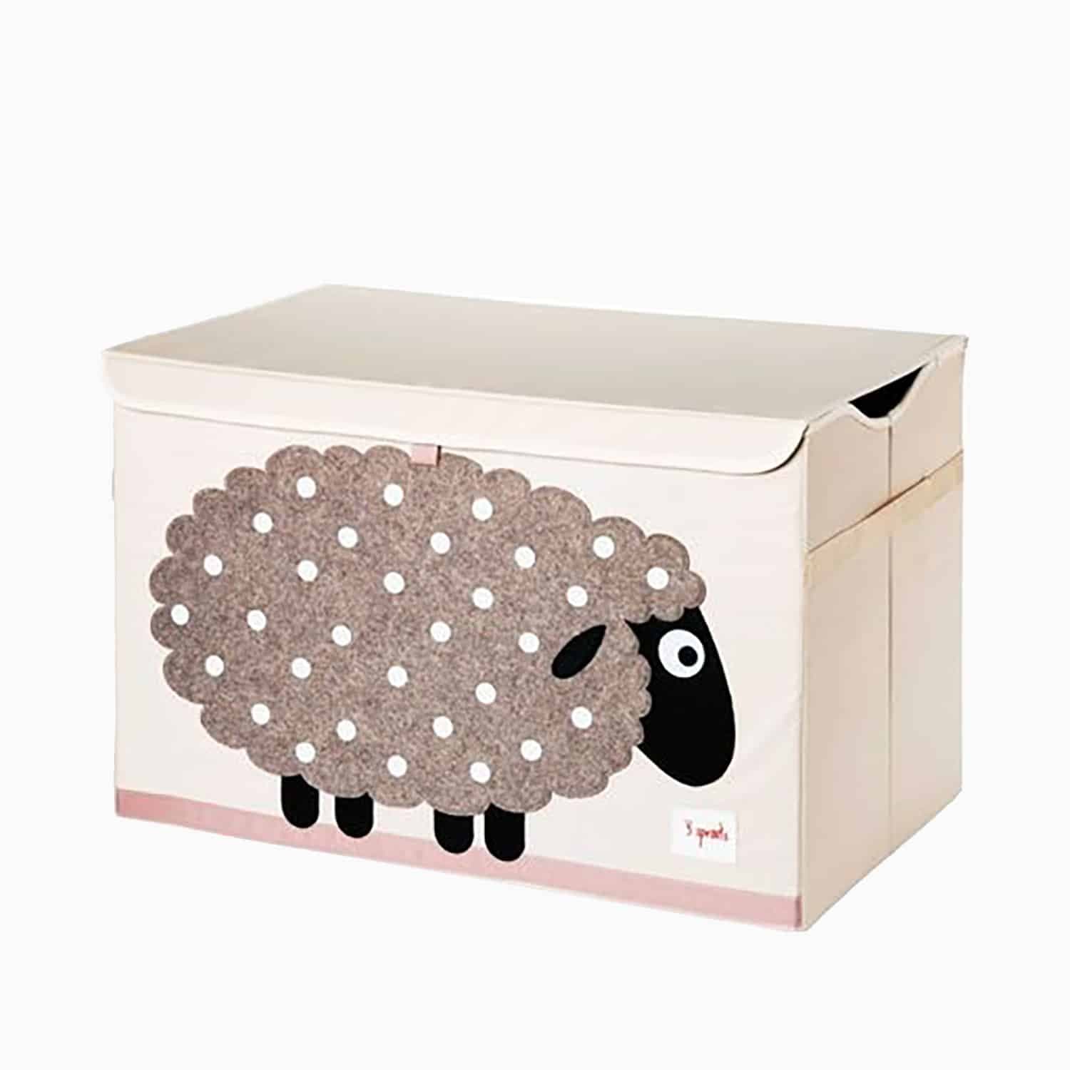 Opbevaringskasse med låg (flere varianter) Multi Tekstil 61cm x 37cm x 38cm Shp - Multi - 61cm x 37cm x 38cm - Pixie