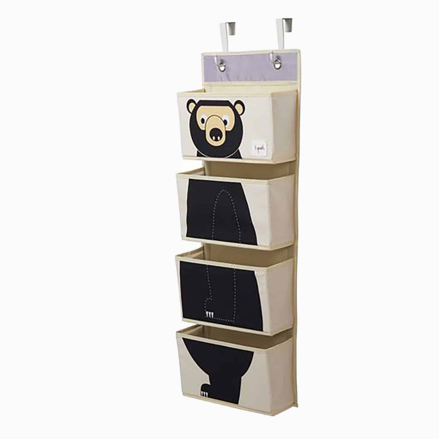 Opbevaring til dør eller væg (flere varianter) Multi Tekstil 35,5cm x 10cm x 94cm Bea - Multi - 35,5cm x 10cm x 94cm - Pixie