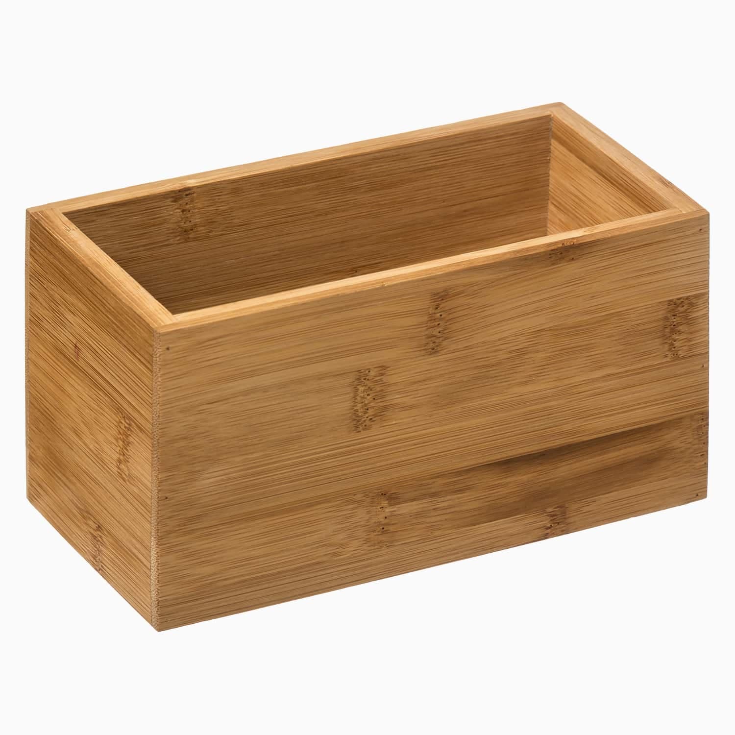 Skuffekasse i bambus (4 størrelser) Natur Rektangulær Træ 9,5cm x 18cm x 9,5cm - Natur - 9,5cm x 18cm x 9,5cm - Adeline