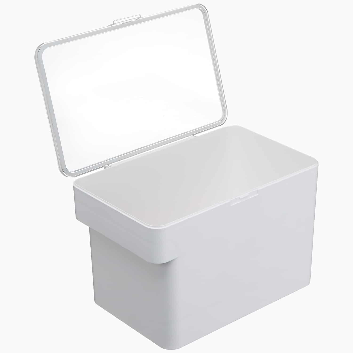 Yamazaki Hundefoder opbevaring (2 farver) Hvid Rektangulær Plast 18,5cm 30cm x 19,5cm - Hvid - 18,5cm 30cm x 19,5cm - Hera