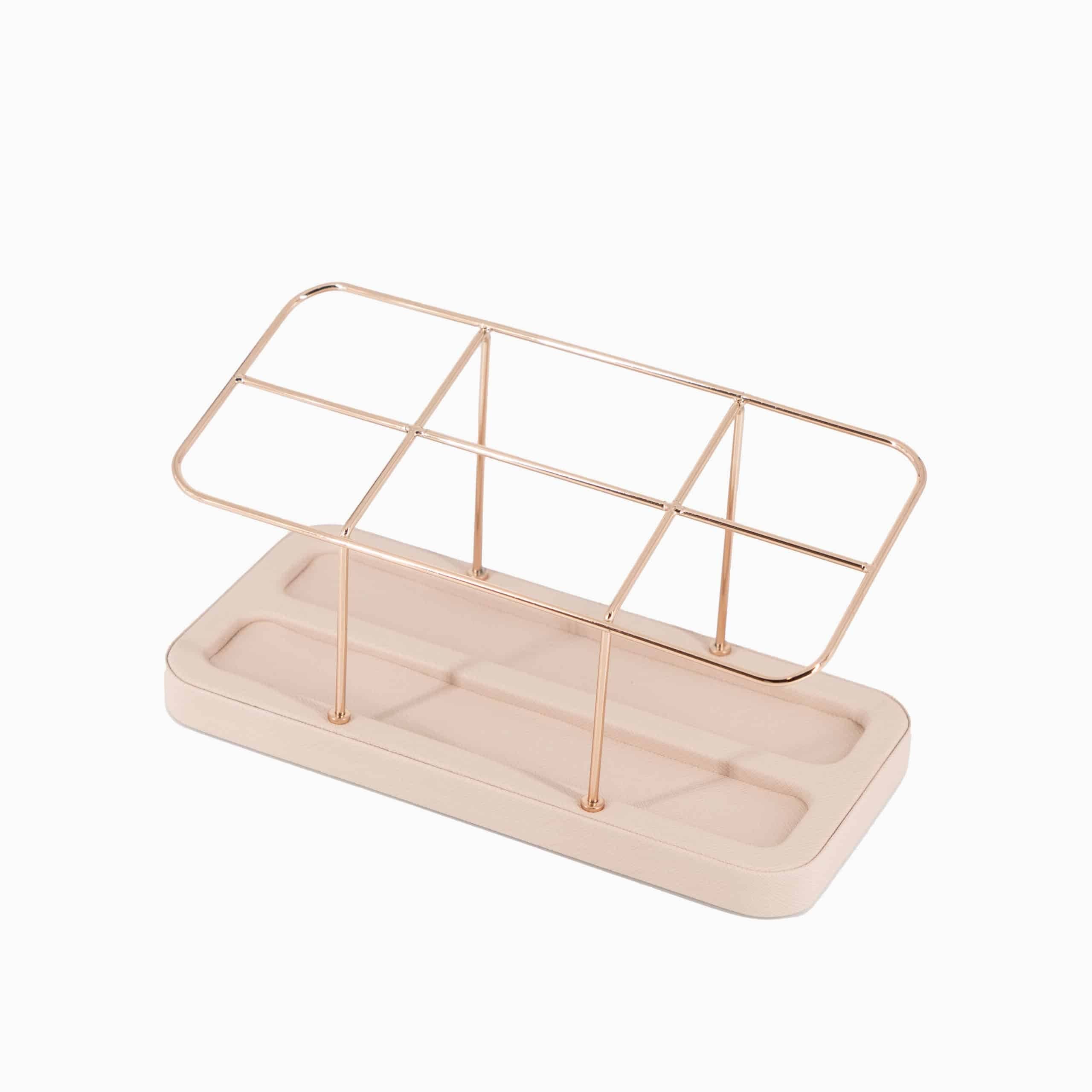 Holder til fjernbetjening (2 farver) Rosa Rektangulær Faux læder 25cm x 10cm x 9,5cm - Rosa - 25cm x 10cm x 9,5cm - Adriana