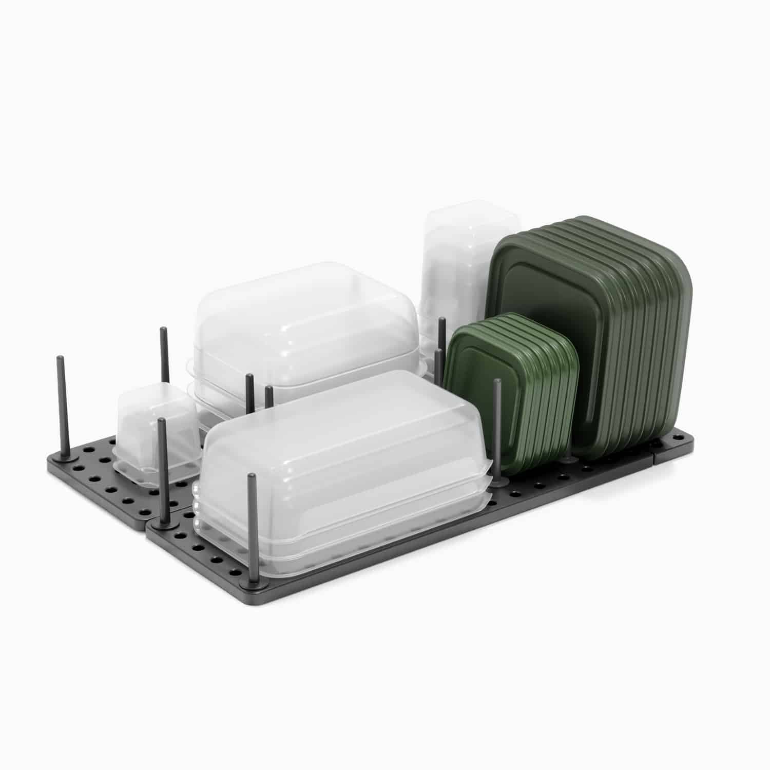 Umbra Justerbar skuffe organizer (2 farver) Grå Rektangulær Plast 30cm x 40cm x 10cm - Grå - 30cm x 40cm x 10cm - Dagmar