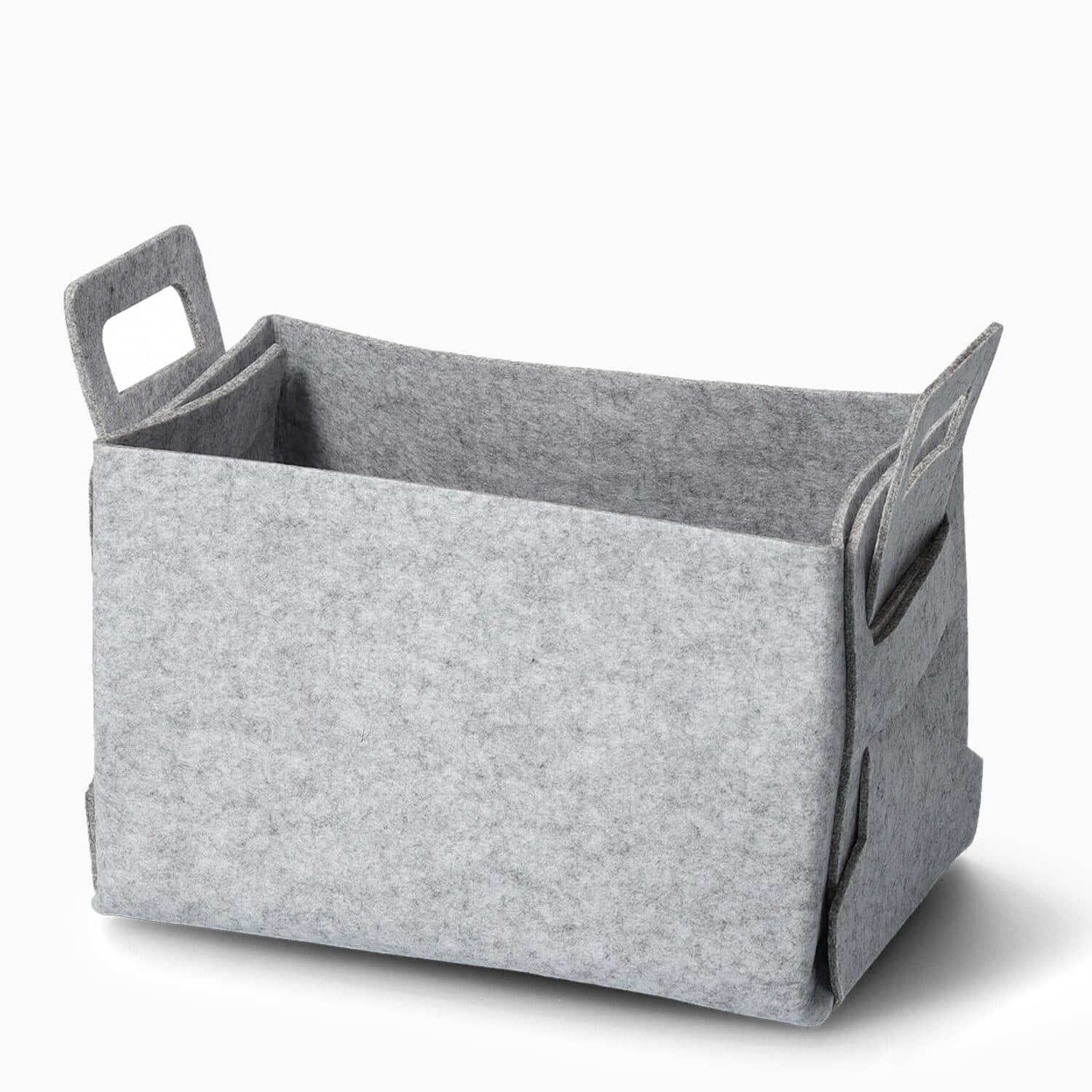 Filttasker (2 størrelser) Grå Rektangulær Tekstil 36cm x 25cm x 23cm - Grå - 36cm x 25cm x 23cm - Kith